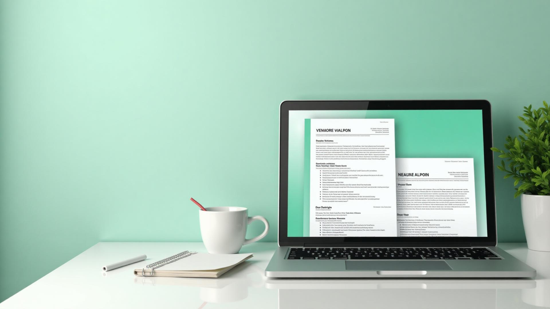 SimpleCV resume builder preview